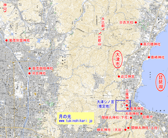 大津シノ宮の周辺地図