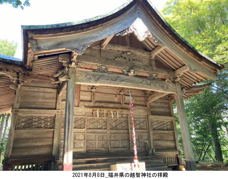 越知神社の拝殿